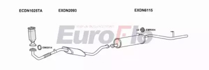 Система выпуска ОГ EuroFlo DNNAV25D 8015